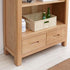 Humbie Solid Oak Large Bookcase