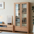Humbie Solid Oak Large Display Bookcase Cabinet Design 2 | Oak Furniture Store