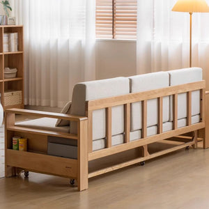 Hyogo Natural Solid Oak Sofa Bed - Oak Furniture Store