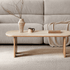 Irving Natural Solid Oak Coffee Table with Ceramic Top