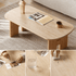 Irving Natural Solid Oak Coffee Table with Ceramic Top