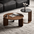 Jelling Solid Oak Coffee Table Set in Walnut Colour