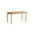 Jena Natural Solid Oak Writing Desk - Oak Furniture Store