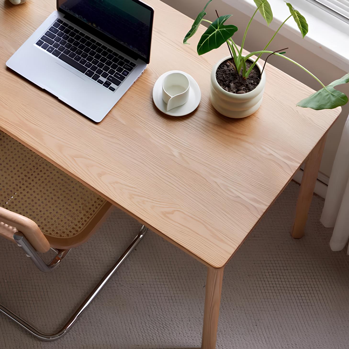 Jena Natural Solid Oak Writing Desk | Oak Furniture Store