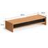 Joliet Natural Solid Beech Monitor Shelf