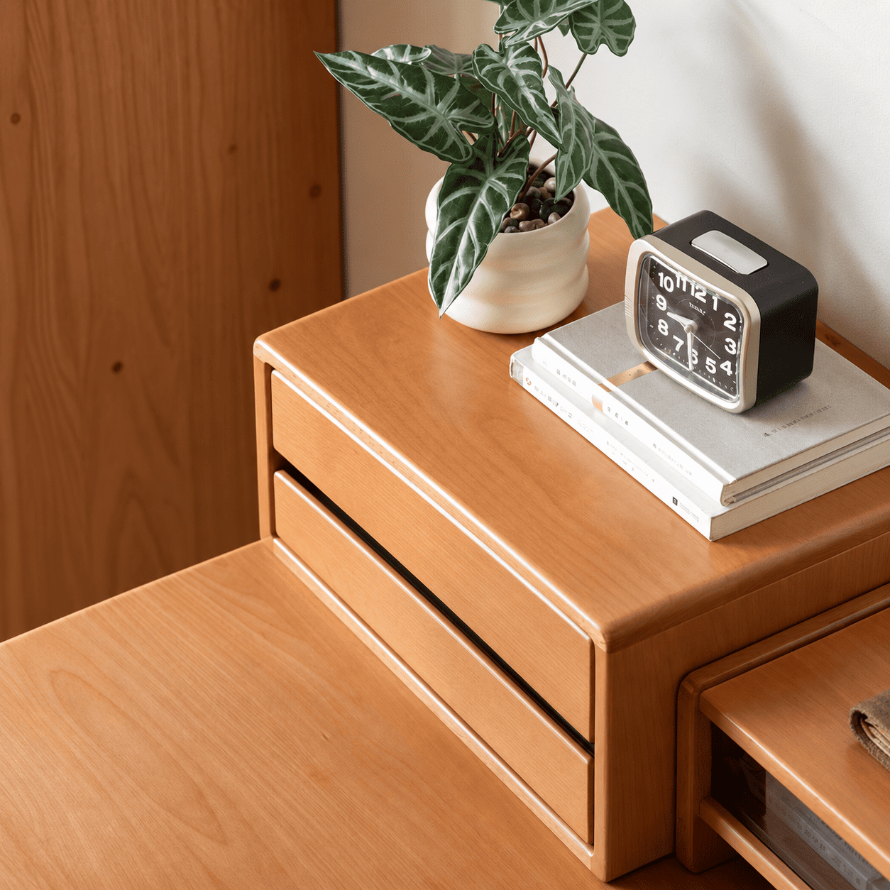 Joliet Natural Solid Beech Monitor Shelf