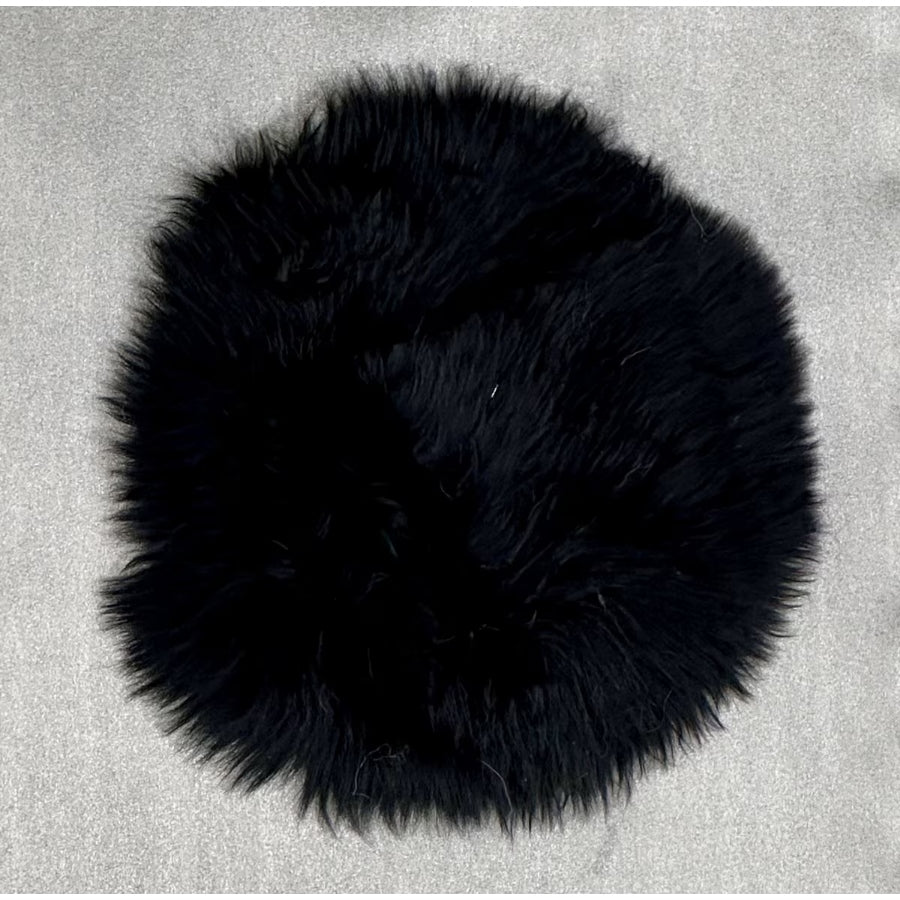 Kaikoura Long Wool Seat Pad - Black RLW5018