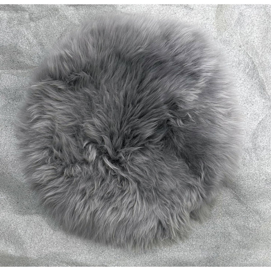 Kaikoura Long Wool Seat Pad - Grey RLW5014