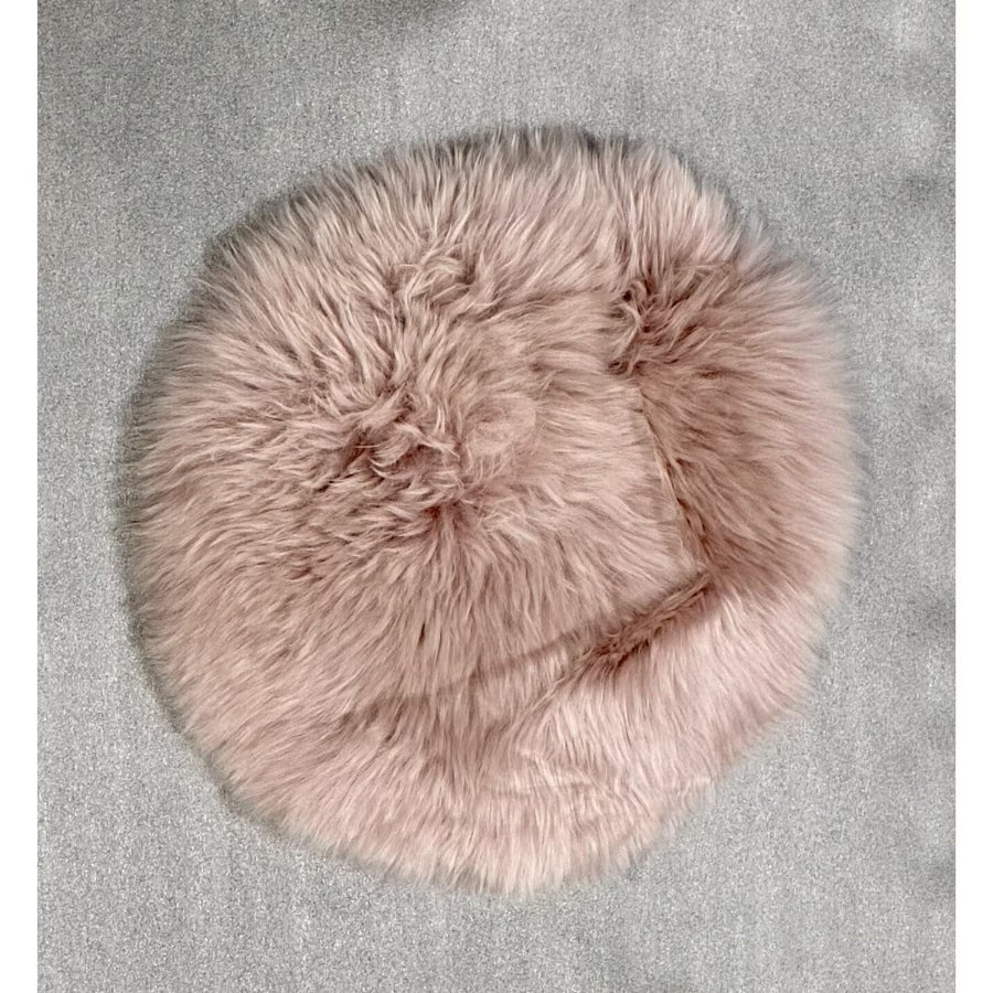 Kaikoura Long Wool Seat Pad - Rose RLW5017