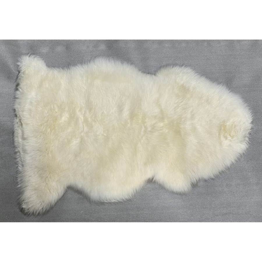 Kaikoura Long Wool Single NZ Sheepskin - Ivory RLW5001