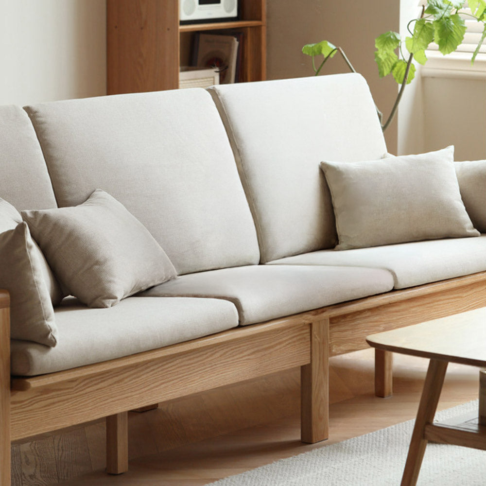 Kamakura Natural Solid Oak Sofa