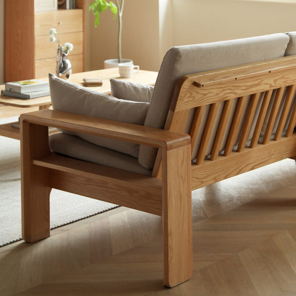 Kamakura Natural Solid Oak Sofa