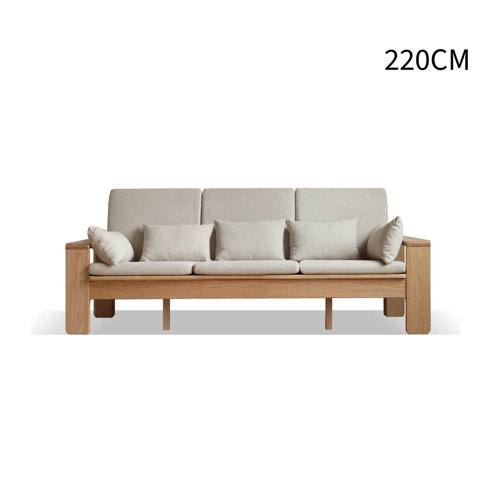 Kamakura Natural Solid Oak Sofa