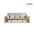 Kamakura Natural Solid Oak Sofa