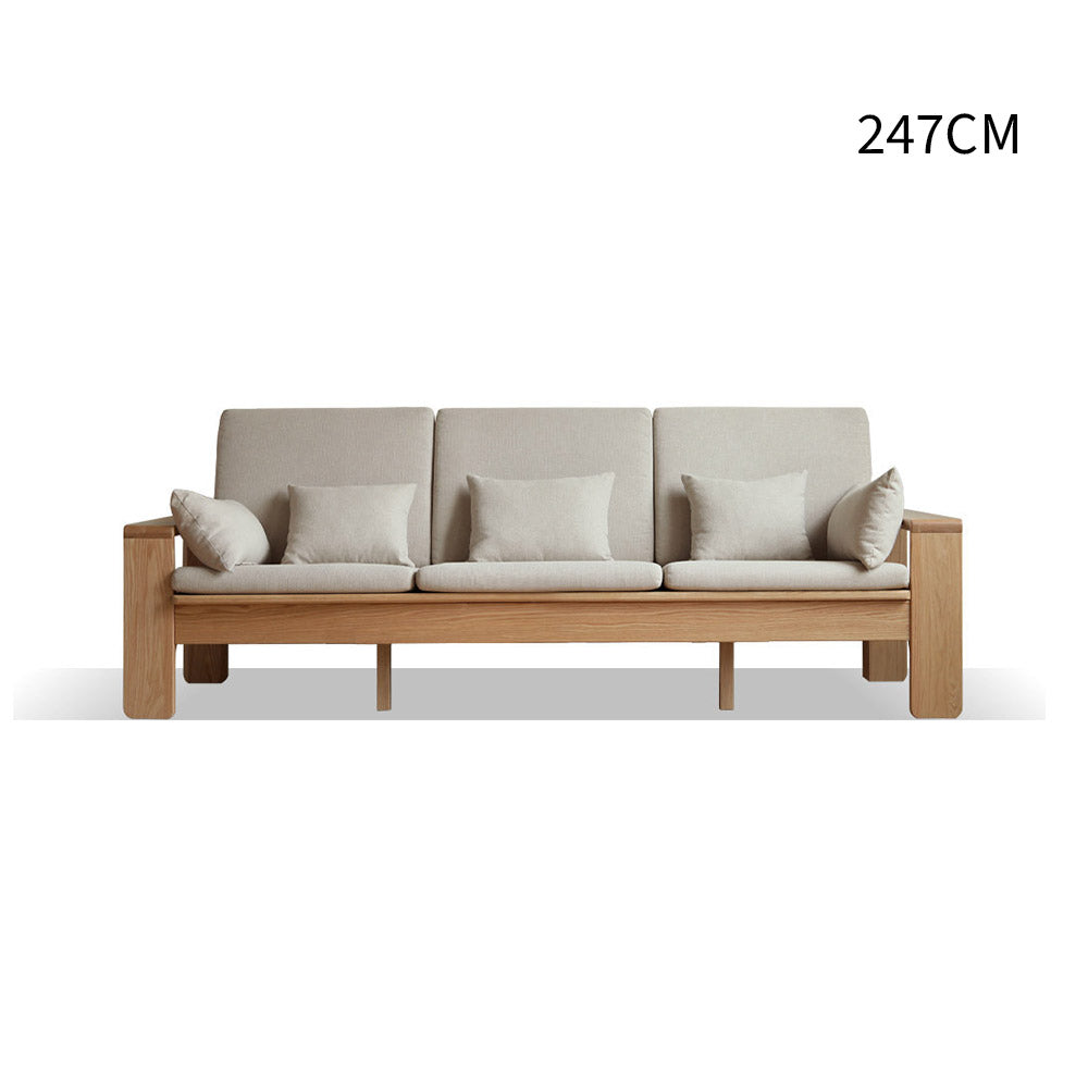 Kamakura Natural Solid Oak Sofa