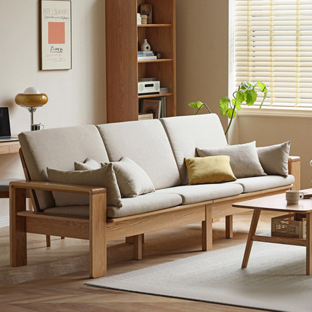 Kamakura Natural Solid Oak Sofa