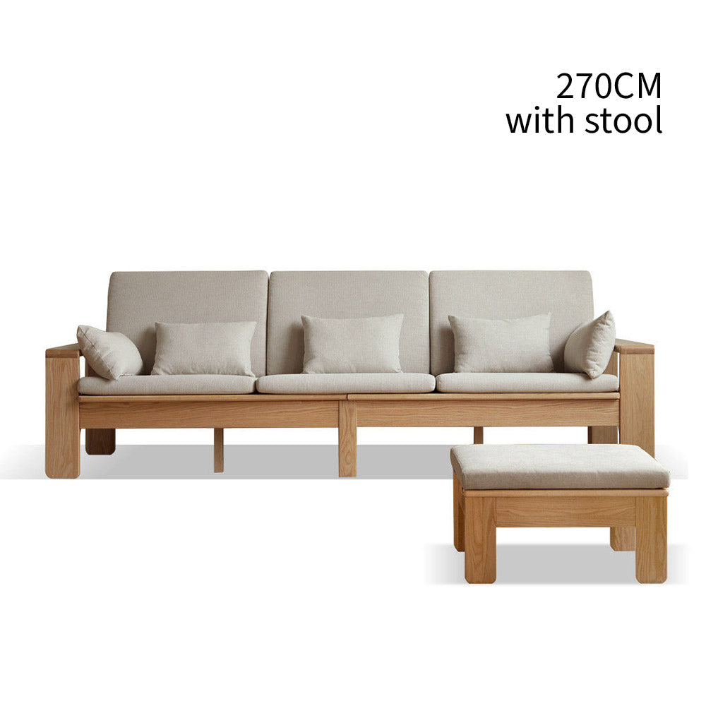 Kamakura Natural Solid Oak Sofa