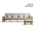 Kamakura Natural Solid Oak Sofa