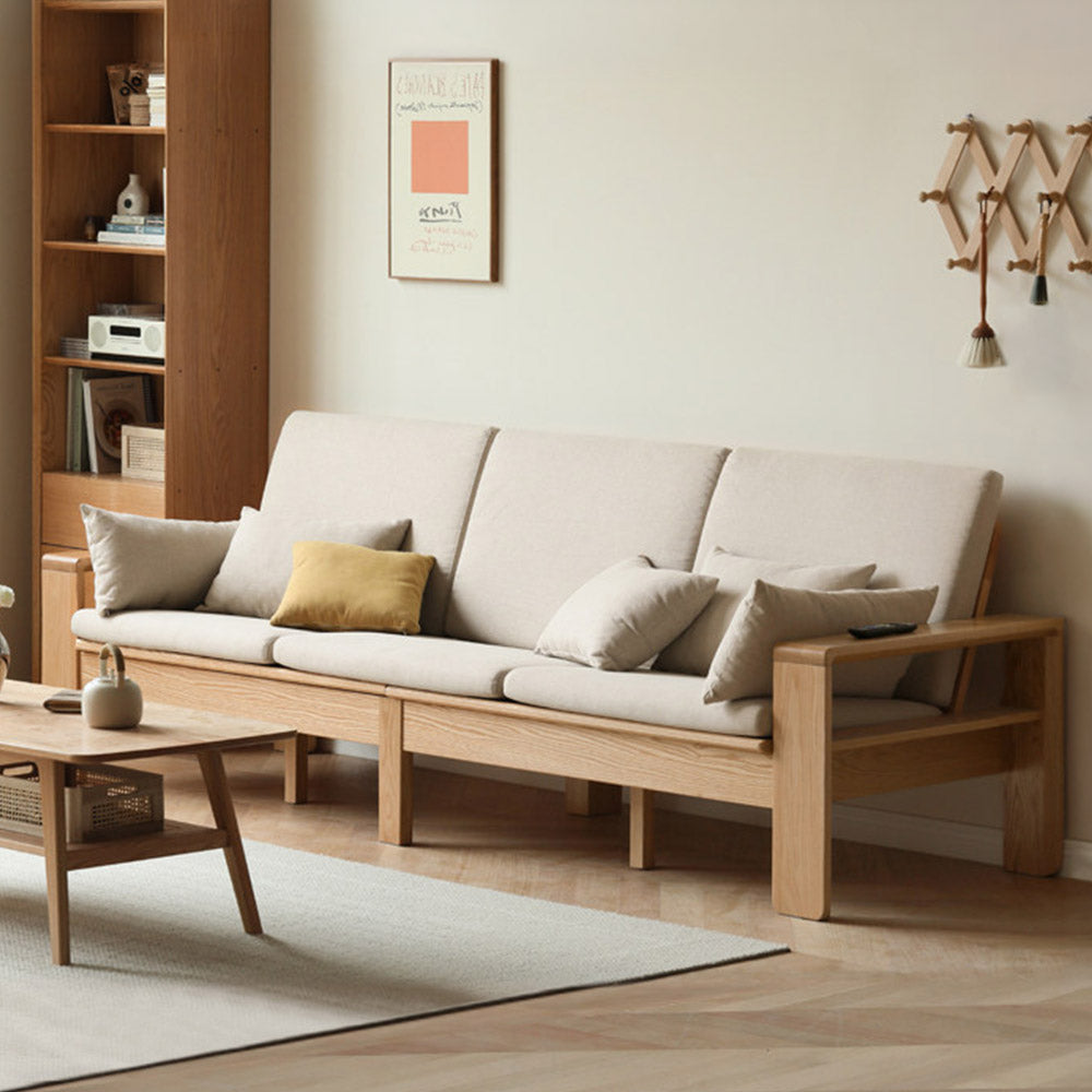 Kamakura Natural Solid Oak Sofa