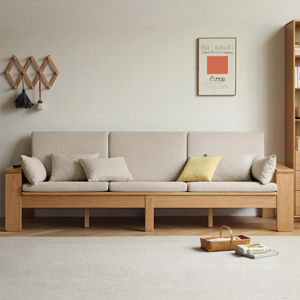 Kamakura Natural Solid Oak Sofa