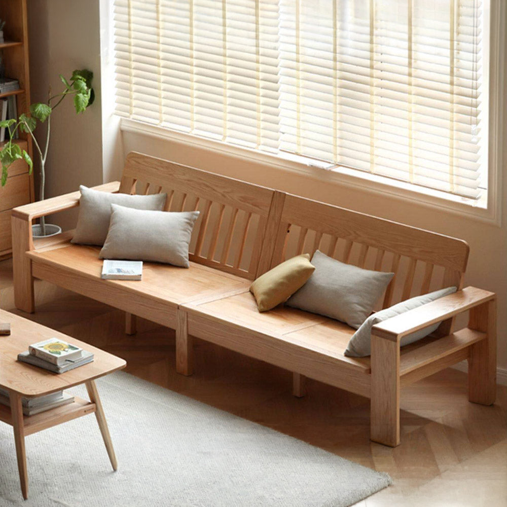Kamakura Natural Solid Oak Sofa