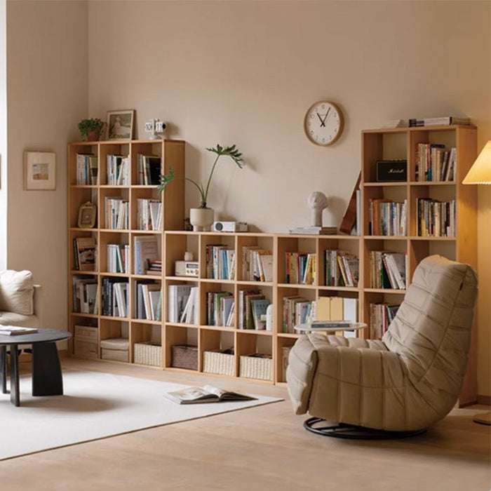 Kasai Natural Solid Oak Book/Display Shelf