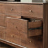 Kearny Solid Walnut Chest of 9 Drawers | Oak Furniture Store