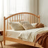 Kemi Natural Solid Beech Harp Bed Frame