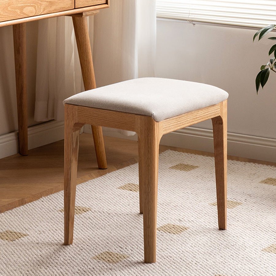 Kempen Natural Solid Hardwood Dressing Stool | Oak Furniture Store
