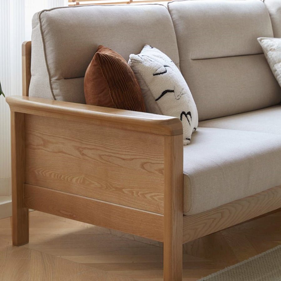 Kloten Natural Solid Ash Sofa | Oak Furniture Store