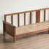 Kloten Natural Solid Walnut Sofa