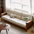 Kloten Natural Solid Walnut Sofa