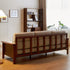 Kloten Natural Solid Walnut Sofa
