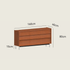 Konan Solid Boxwood Chest of 9 Drawers