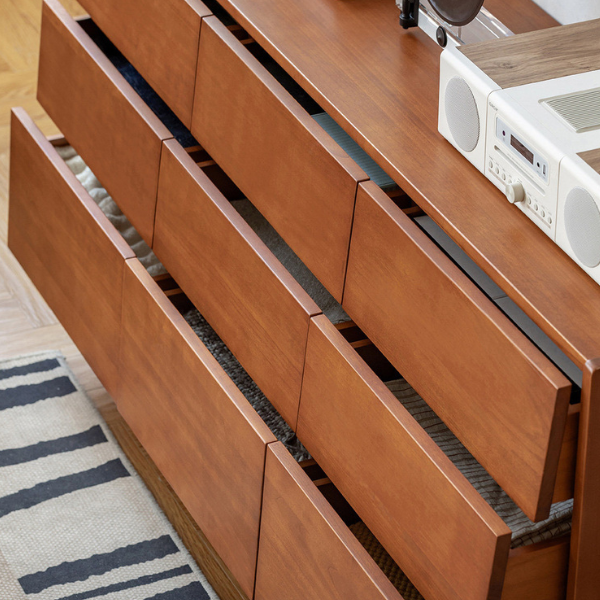 Konan Solid Boxwood Chest of 9 Drawers