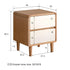 Korge Natural Solid Oak Bedside Table | Oak Furniture Store