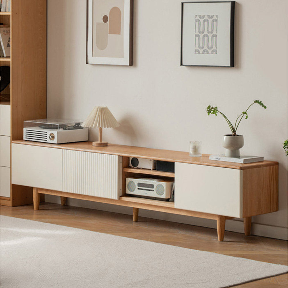 Korge Solid Oak Entertainment Unit