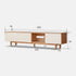 Korge Solid Oak Entertainment Unit