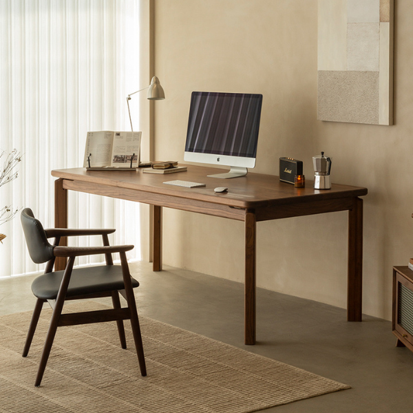 Kurobi Natural Solid Walnut Dining Table