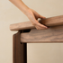 Kurobi Natural Solid Walnut Dining Table