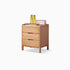 Kusel Natural Solid Oak Bedside Table - Oak Furniture Store