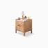 Kusel Natural Solid Oak Bedside Table - Oak Furniture Store