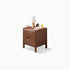 Kusel Natural Solid Oak Bedside Table - Oak Furniture Store