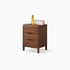 Kusel Natural Solid Oak Bedside Table - Oak Furniture Store