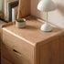 Kusel Natural Solid Oak Bedside Table | Oak Furniture Store