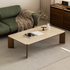 Labaro Natural Solid Walnut Coffee Table with Ceramic Top