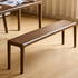Labico Solid Rubber Wood Dining Bench