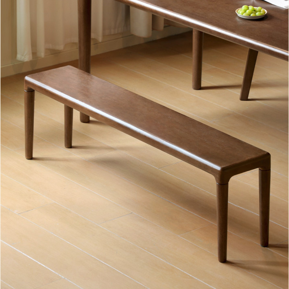 Labico Solid Rubber Wood Dining Bench