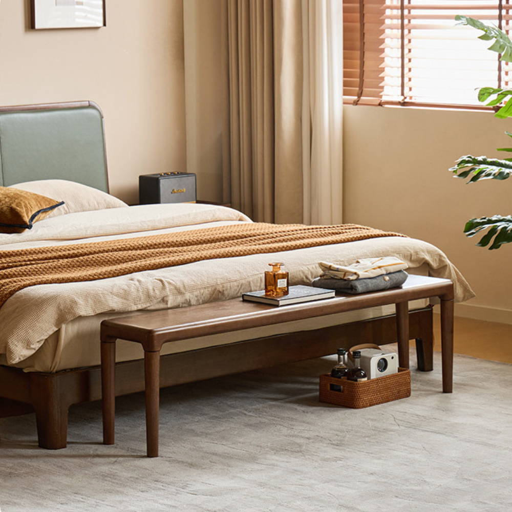 Labico Solid Rubber Wood Dining Bench