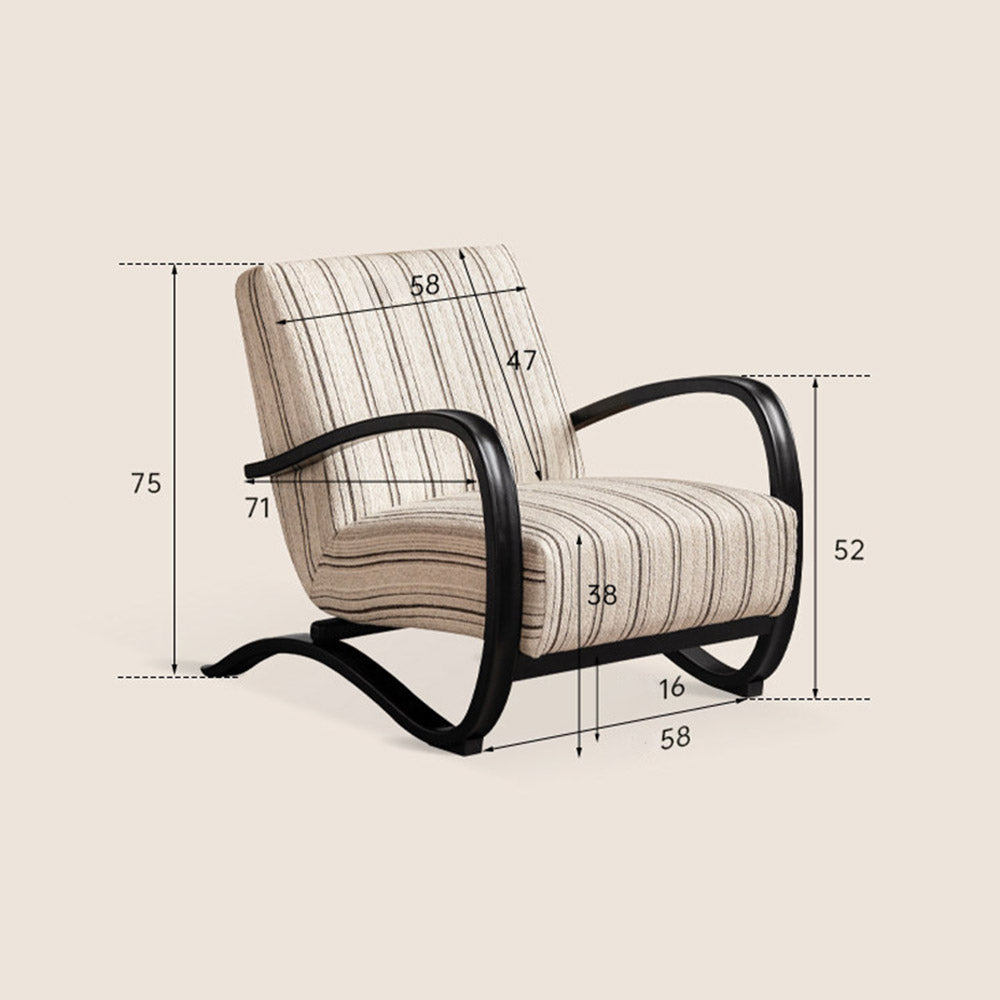 Laconi Fabric Leisure Armchair